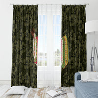 Hawaii Lei Kamehameha Window Curtain Melemele Seamless Pattern Hibiscus Flower LT9 - Polynesian Pride