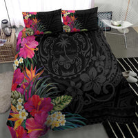 Hafa Adai Guam Bedding Set Tropical Flowers Colorful Vibes LT9 - Polynesian Pride
