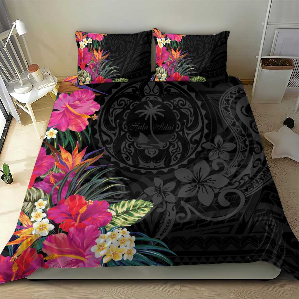 Hafa Adai Guam Bedding Set Tropical Flowers Colorful Vibes LT9 - Polynesian Pride