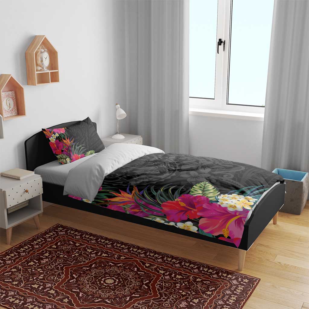 Hafa Adai Guam Bedding Set Tropical Flowers Colorful Vibes LT9 - Polynesian Pride