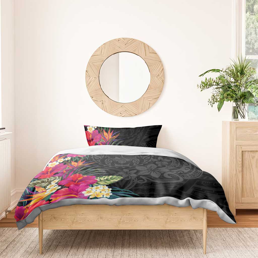 Hafa Adai Guam Bedding Set Tropical Flowers Colorful Vibes LT9 - Polynesian Pride