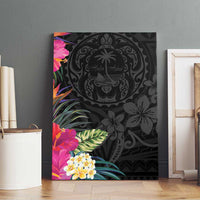Hafa Adai Guam Canvas Wall Art Tropical Flowers Colorful Vibes LT9 - Polynesian Pride