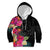 Hafa Adai Guam Kid Hoodie Tropical Flowers Colorful Vibes