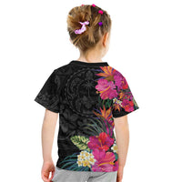 Hafa Adai Guam Kid T Shirt Tropical Flowers Colorful Vibes LT9 - Polynesian Pride