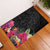 Hafa Adai Guam Rubber Doormat Tropical Flowers Colorful Vibes