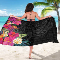 Hafa Adai Guam Sarong Tropical Flowers Colorful Vibes LT9 - Polynesian Pride