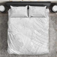 Samoa Lotu Tamaiti Bedding Set White Sun Day Beauty Hibiscus Ver02 LT9 White - Polynesian Pride