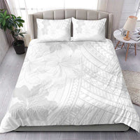 Samoa Lotu Tamaiti Bedding Set White Sun Day Beauty Hibiscus Ver02 LT9 - Polynesian Pride