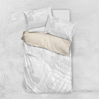 Samoa Lotu Tamaiti Bedding Set White Sun Day Beauty Hibiscus Ver02 LT9 US Twin 172cm x 218cm White - Polynesian Pride