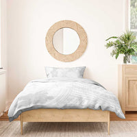 Samoa Lotu Tamaiti Bedding Set White Sun Day Beauty Hibiscus Ver02 LT9 - Polynesian Pride