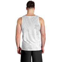Samoa Lotu Tamaiti Men Tank Top White Sun Day Beauty Hibiscus Ver02 LT9 - Polynesian Pride