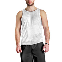 Samoa Lotu Tamaiti Men Tank Top White Sun Day Beauty Hibiscus Ver02 LT9 - Polynesian Pride