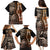 Polynesia Dashiki Family Matching Puletasi Dress and Hawaiian Shirt Polynesia and Africa Traditional Special Together Gold LT9 - Polynesian Pride