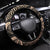 Polynesia Dashiki Steering Wheel Cover Polynesia and Africa Traditional Special Together Gold