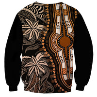 Polynesia Dashiki Sweatshirt Polynesia and Africa Traditional Special Together Gold LT9 - Polynesian Pride