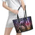 Polynesia Dashiki Leather Tote Bag Polynesia and Africa Traditional Special Together Pastel LT9 - Polynesian Pride