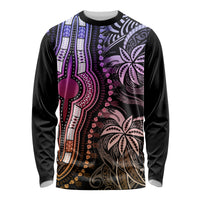 Polynesia Dashiki Long Sleeve Shirt Polynesia and Africa Traditional Special Together Pastel LT9 Unisex Pastel - Polynesian Pride