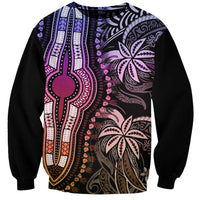 Polynesia Dashiki Sweatshirt Polynesia and Africa Traditional Special Together Pastel LT9 Unisex Pastel - Polynesian Pride