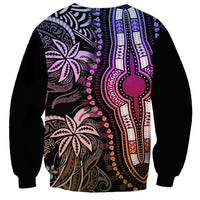 Polynesia Dashiki Sweatshirt Polynesia and Africa Traditional Special Together Pastel LT9 - Polynesian Pride