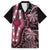 polynesia-dashiki-family-matching-long-sleeve-bodycon-dress-and-hawaiian-shirt-polynesia-and-africa-traditional-special-together-pink