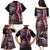 Polynesia Dashiki Family Matching Puletasi Dress and Hawaiian Shirt Polynesia and Africa Traditional Special Together Pink LT9 - Polynesian Pride