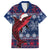 Samoa Manuia Le Kirisimasi Family Matching Puletasi Dress and Hawaiian Shirt Samoan Fishing Tribal Pattern Christmas Vibe LT9 Dad's Shirt - Short Sleeve Red - Polynesian Pride