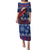 Samoa Manuia Le Kirisimasi Family Matching Puletasi Dress and Hawaiian Shirt Samoan Fishing Tribal Pattern Christmas Vibe LT9 Mom's Dress Red - Polynesian Pride