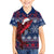 Samoa Manuia Le Kirisimasi Family Matching Puletasi Dress and Hawaiian Shirt Samoan Fishing Tribal Pattern Christmas Vibe LT9 Son's Shirt Red - Polynesian Pride