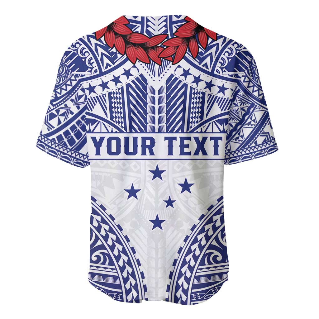 Personalised Toa Samoa Rugby Spirit Baseball Jersey White Samoan Tribal Pattern LT9 - Polynesian Pride