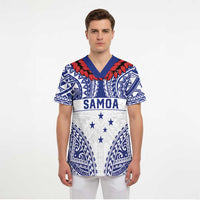 Personalised Toa Samoa Rugby Spirit Scrub Top White Samoan Tribal Pattern LT9 - Polynesian Pride