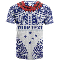 Personalised Toa Samoa Rugby Spirit T Shirt White Samoan Tribal Pattern LT9 - Polynesian Pride