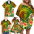 Polynesia Family Matching Off Shoulder Short Dress and Hawaiian Shirt Pasifika Tribal with Tropical Flowers LT9 - Polynesian Pride