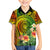 Polynesia Family Matching Short Sleeve Bodycon Dress and Hawaiian Shirt Pasifika Tribal with Tropical Flowers LT9 Son's Shirt Reggae - Polynesian Pride