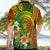 Polynesia Hawaiian Shirt Pasifika Tribal with Tropical Flowers LT9 - Polynesian Pride