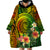 Polynesia Wearable Blanket Hoodie Pasifika Tribal with Tropical Flowers LT9 - Polynesian Pride