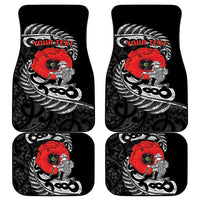 ANZAC Day Aotearoa Silver Fern Maori Personalised Car Mats LT9 - Polynesian Pride