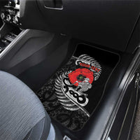 ANZAC Day Aotearoa Silver Fern Maori Personalised Car Mats LT9 - Polynesian Pride