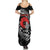 ANZAC Day Aotearoa Silver Fern Maori Personalised Summer Maxi Dress