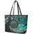 New Zealand Darts Personalised Leather Tote Bag Aotearoa Silver Fern Green Papua Shell Spirit