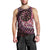 New Zealand Darts Personalised Men Tank Top Aotearoa Silver Fern Pink Papua Shell Spirit