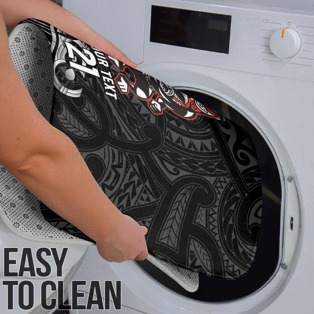 New Zealand Indigenous-Maori Rugby Custom Bathroom Set LT9 - Polynesian Pride