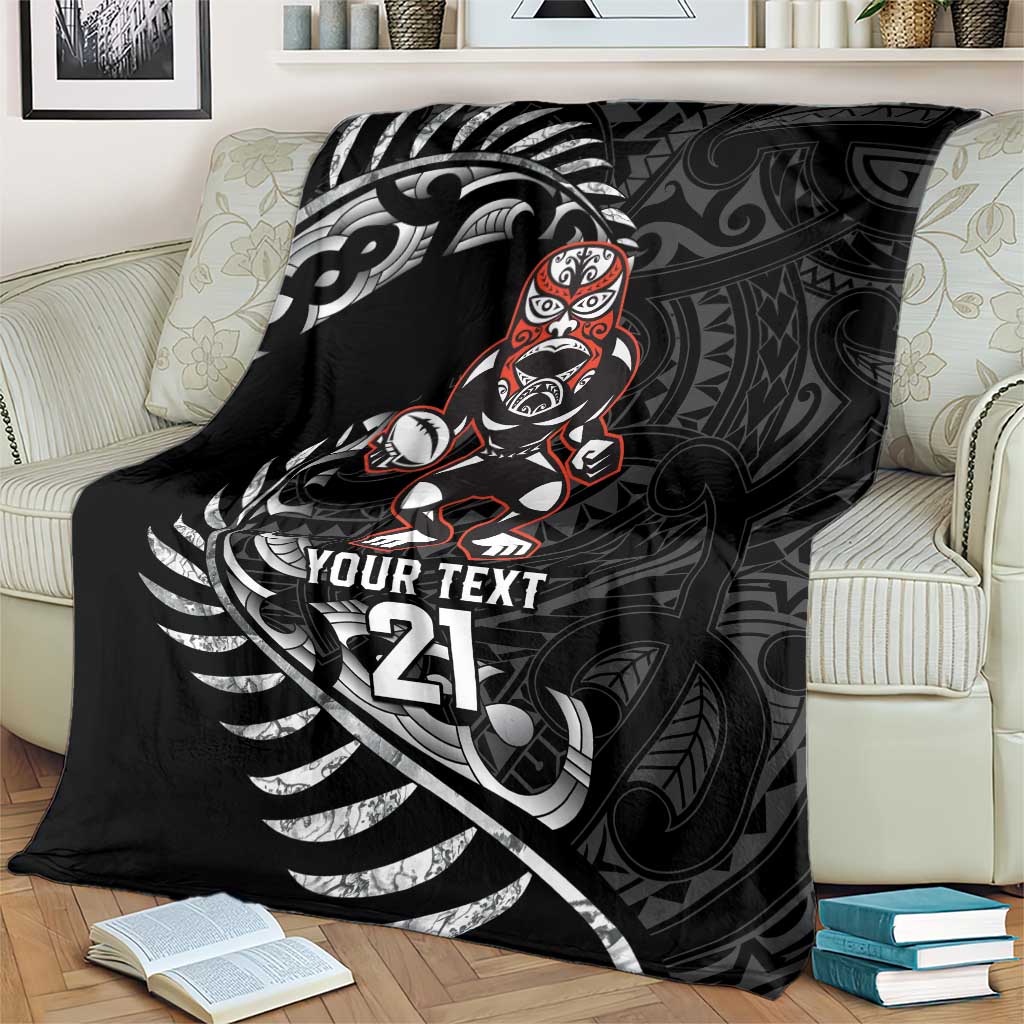 New Zealand Indigenous-Maori Rugby Custom Blanket LT9 - Polynesian Pride