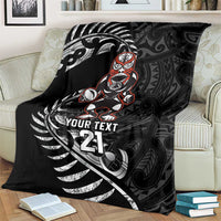 New Zealand Indigenous-Maori Rugby Custom Blanket LT9 - Polynesian Pride