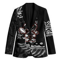 New Zealand Indigenous-Maori Rugby Custom Blazer LT9 Unisex Black - Polynesian Pride