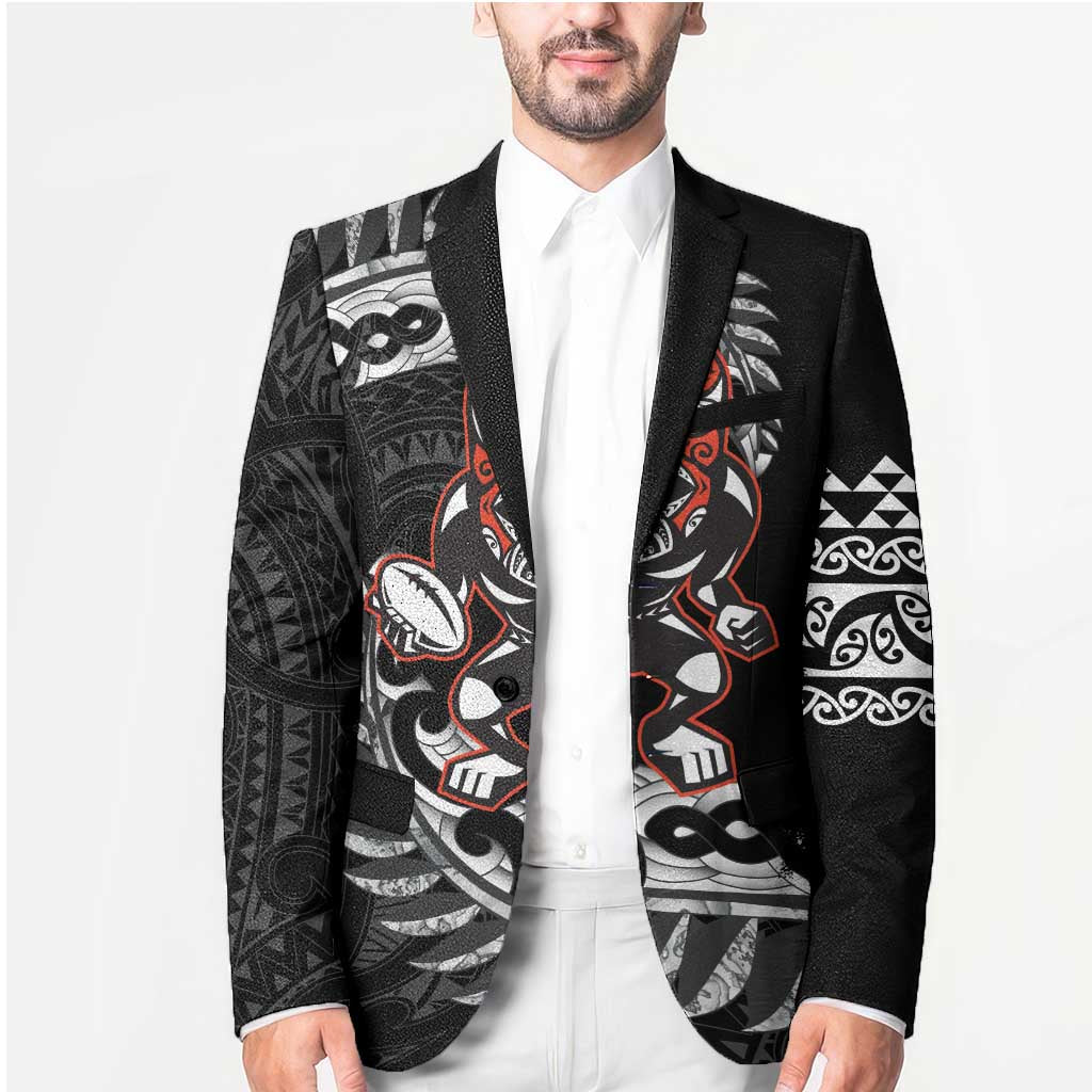 New Zealand Indigenous-Maori Rugby Custom Blazer LT9 - Polynesian Pride