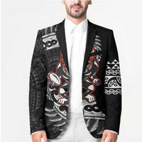 New Zealand Indigenous-Maori Rugby Custom Blazer LT9 - Polynesian Pride