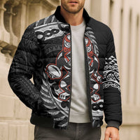 New Zealand Indigenous-Maori Rugby Custom Bomber Puffer Jacket LT9 - Polynesian Pride