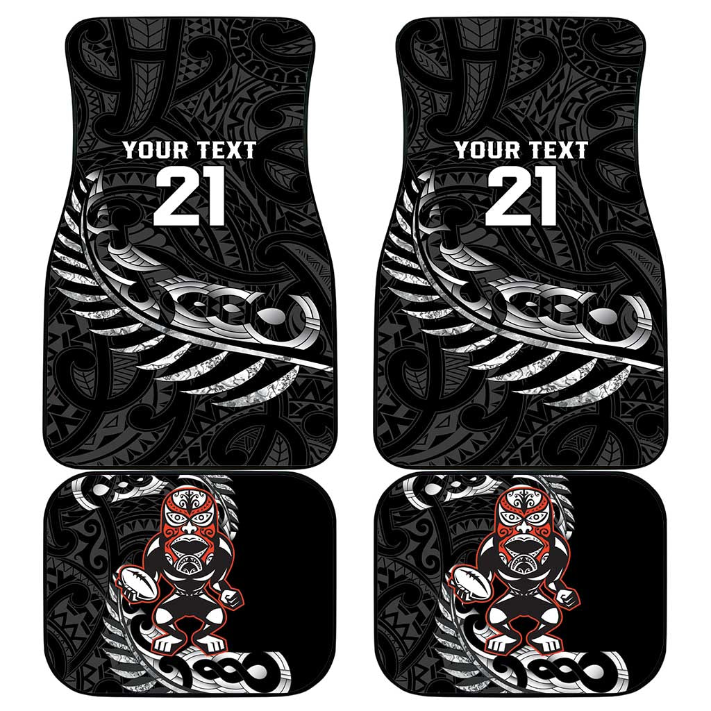 New Zealand Indigenous-Maori Rugby Custom Car Mats LT9 - Polynesian Pride