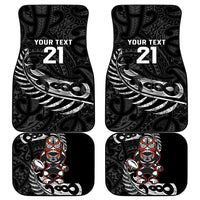 New Zealand Indigenous-Maori Rugby Custom Car Mats LT9 - Polynesian Pride