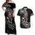 New Zealand Indigenous-Maori Rugby Custom Couples Matching Off Shoulder Maxi Dress and Hawaiian Shirt